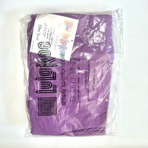 LuLaRoe Solid Purple Leggings One Size